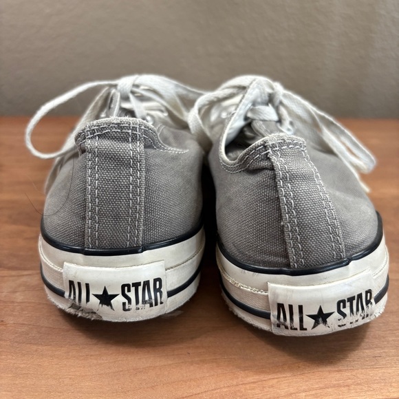 Converse Chuck Taylor All Star Gray Low Top Canvas Sneakers size Mens 7 Womens 9 - Picture 11 of 13